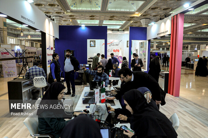 ایرانی میڈیا ایگزبیشن، مہر نیوز کے اسٹال کی پہلی پوزیشن
