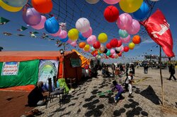 بلوارپیامبر اعظم(ص)قم میزبان ۶۵۳موکب دربزرگ‌ترین جشن مردمی نیمه‌شعبان