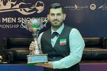 Iranian snooker player crowned at 2024 Asian C’ships