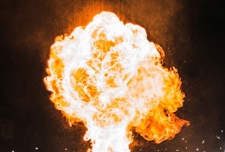 انفجار کنترلشده موادمنفجره در بروجرد