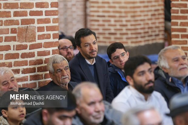 عمامه گذاری طلاب اردبیل به مناسبت نمیمه شعبان