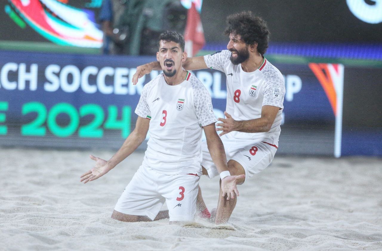 Iran Belarus beach soccer