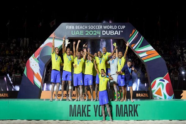 Brazil wins sixth Beach Soccer World Cup