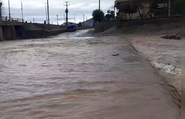 وضعیت جاده آبیز به نوده بعد از سیلاب