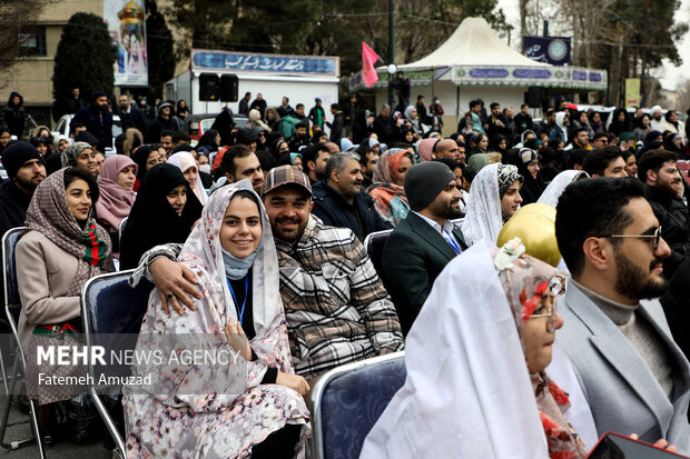 مراسم بیست و ششمین دوره ازدواج دانشجویی طرح ملی همسفر تا بهشت عصر روز دوشنبه ۷ اسفند ماه ۱۴۰۲ در دانشگاه تهران برگزار شد