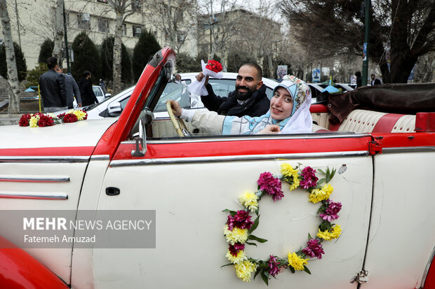 مراسم بیست و ششمین دوره ازدواج دانشجویی طرح ملی همسفر تا بهشت عصر روز دوشنبه ۷ اسفند ماه ۱۴۰۲ در دانشگاه تهران برگزار شد