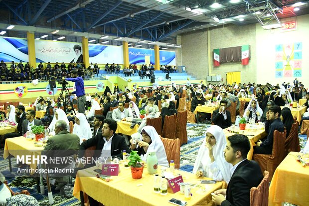 جشن ازدواج دانشجویی ۵۵ زوج دانشجو در بیرجند