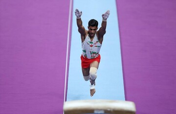 Iran’s Olfati takes silver at Gymnastics World Cup