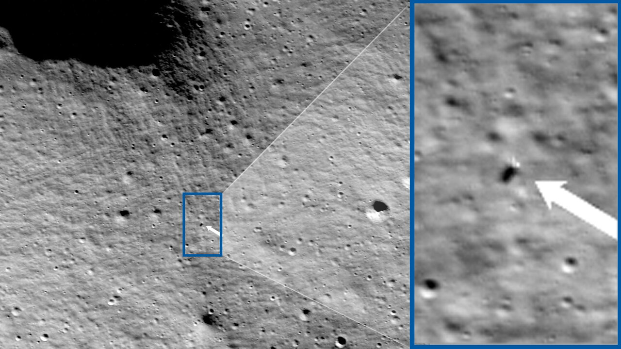 «ادیسه» از ماه به زمین عکس فرستاد