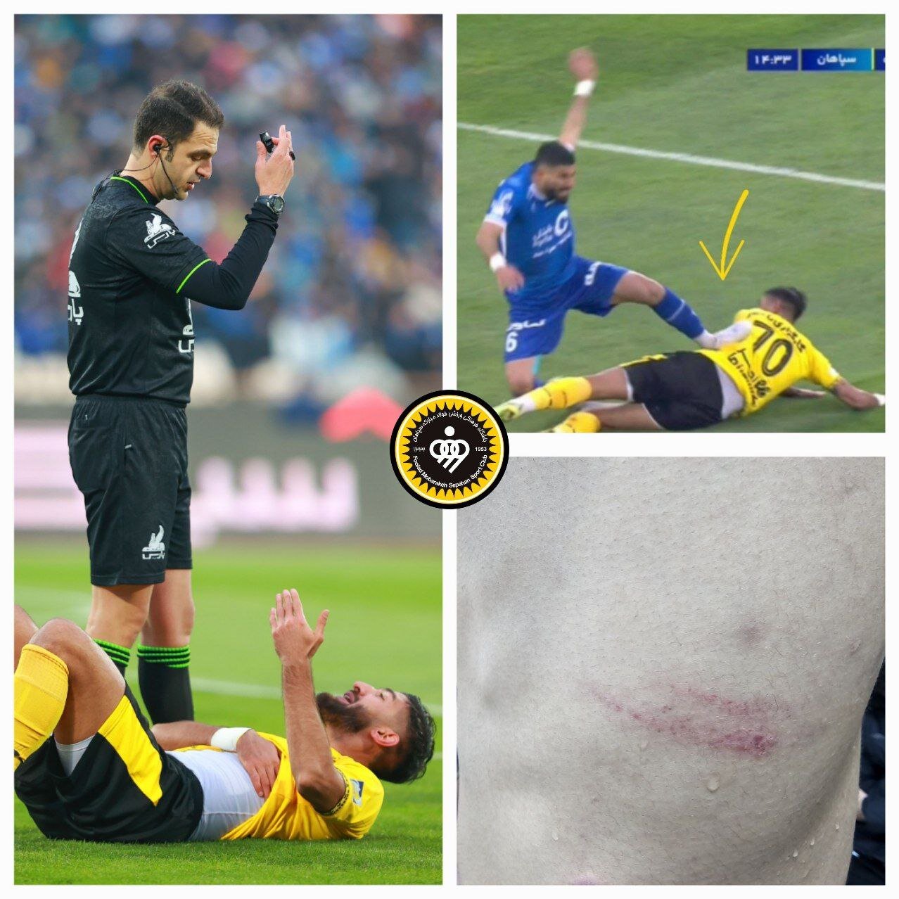 اعتراض باشگاه سپاهان به قضاوت داور دیدار با استقلال