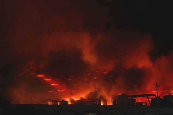 Irak'ta AVM'de korkutan yangın