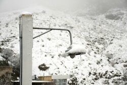 بارش برف در شهرستان کوهرنگ و اردل
