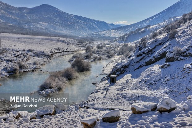 طبیعت زمستانه لرستان