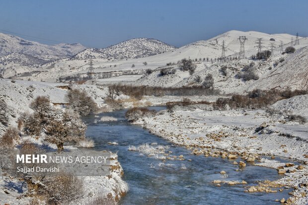 طبیعت زمستانه لرستان