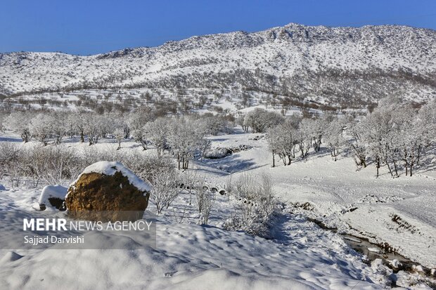 طبیعت زمستانه لرستان