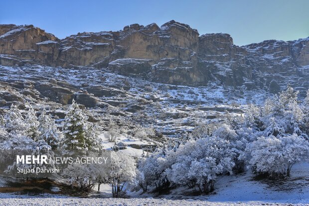 طبیعت زمستانه لرستان