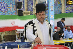 People cast votes in Ahvaz