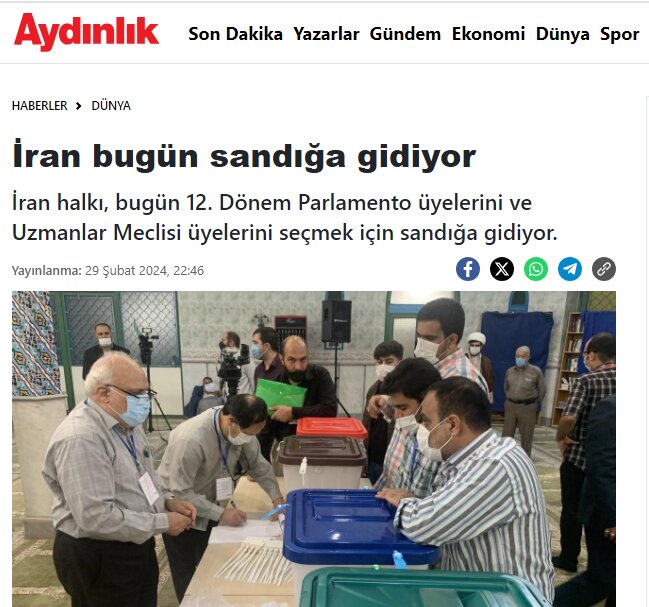 İran'daki meclis seçimleri Türk medyasına nasıl yansıdı?