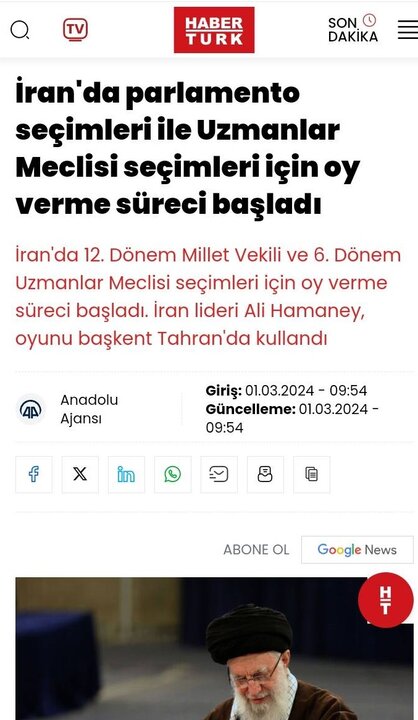 İran'daki meclis seçimleri Türk medyasına nasıl yansıdı?