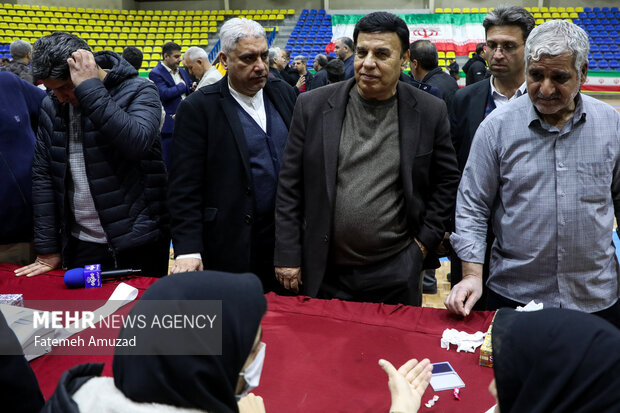 ایران: کھلاڑیوں کے لئے شہید شیرودی اسٹیڈیم میں خصوصی پولنگ اسٹیشن کا قیام