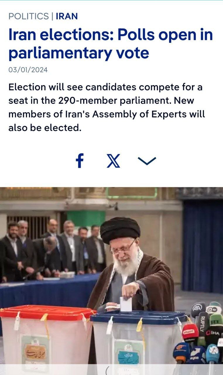 ایران میں انتخابات، بین الاقوامی ذرائع کی خصوصی کوریج