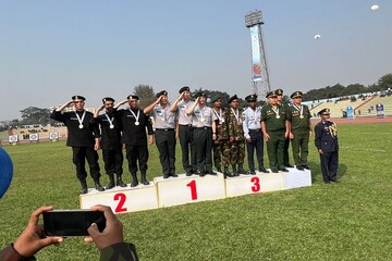 Iran ranks second in Int'l Army Games held in Bangladesh