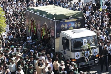 VIDEO: Funeral ceremony of IRGC martyr in S Iran