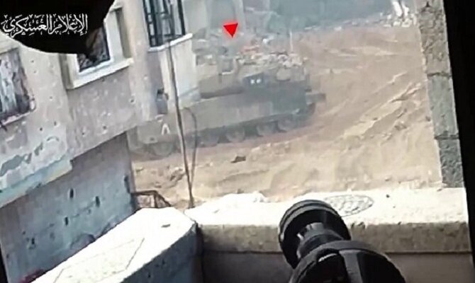حمله خمپاره‌ای مقاومت فلسطین به مقر فرماندهی نظامیان صهیونیست