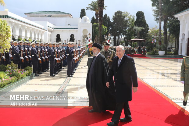 Algeria's president receives president Raeisi