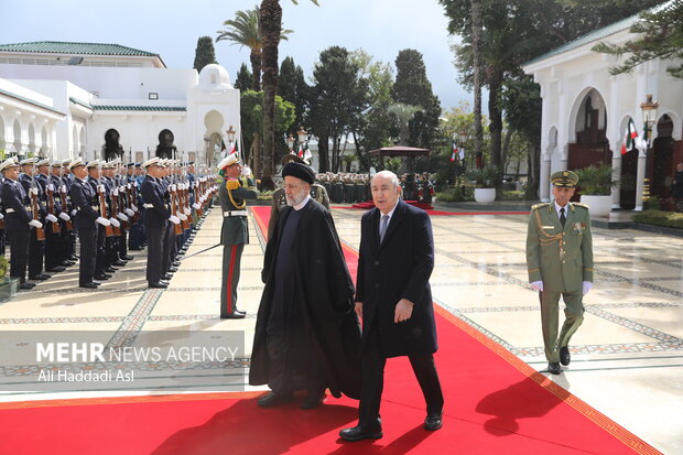 Algeria's president receives president Raeisi