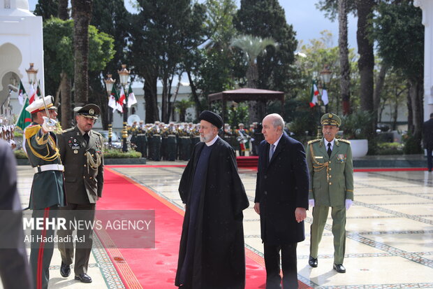 Algeria's president receives president Raeisi