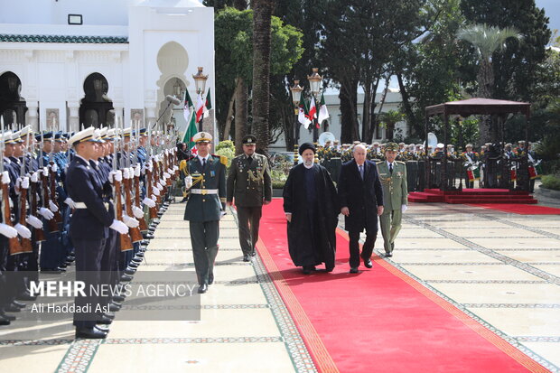 Algeria's president receives president Raeisi