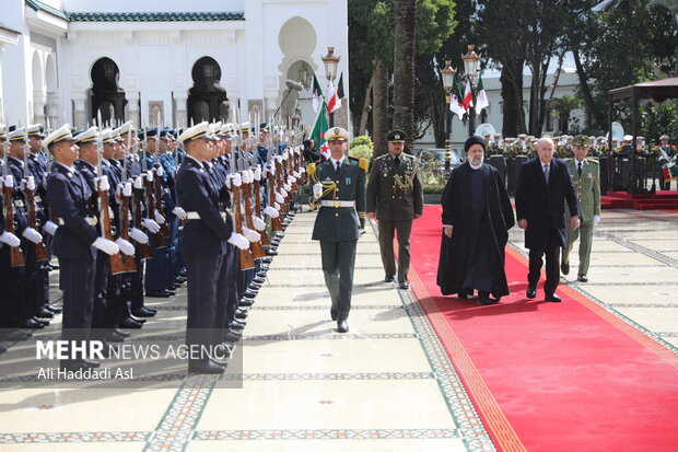 Algeria's president receives president Raeisi