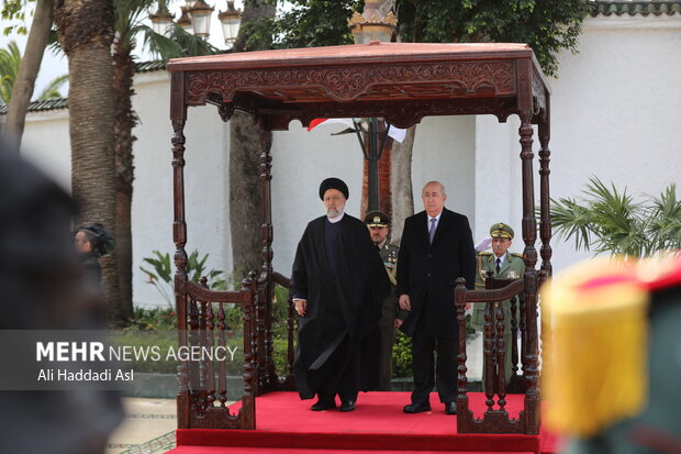 Algeria's president receives president Raeisi