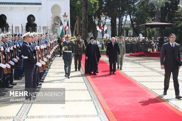 Algeria's president receives president Raeisi