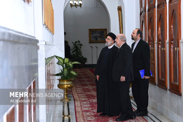 Algeria's president receives president Raeisi