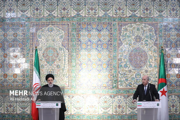 Iran, Algeria presidents presser
