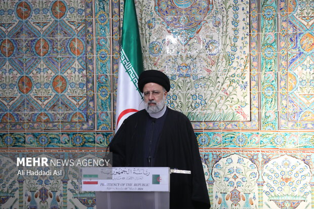 Iran, Algeria presidents presser