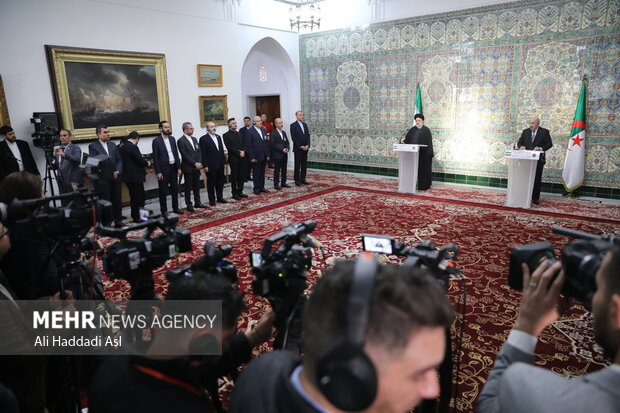 Iran, Algeria presidents presser