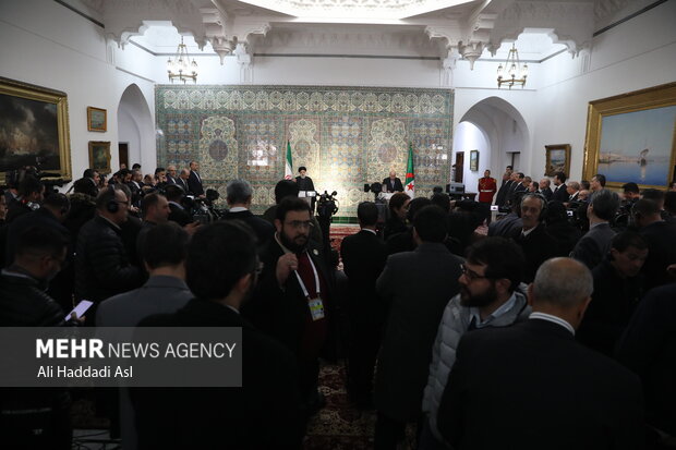 Iran, Algeria presidents presser