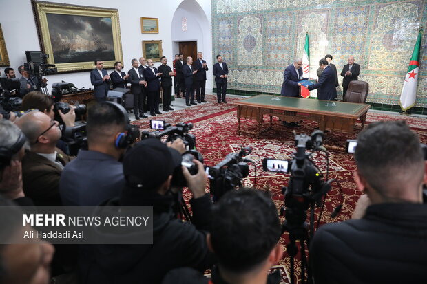 Iran, Algeria presidents presser