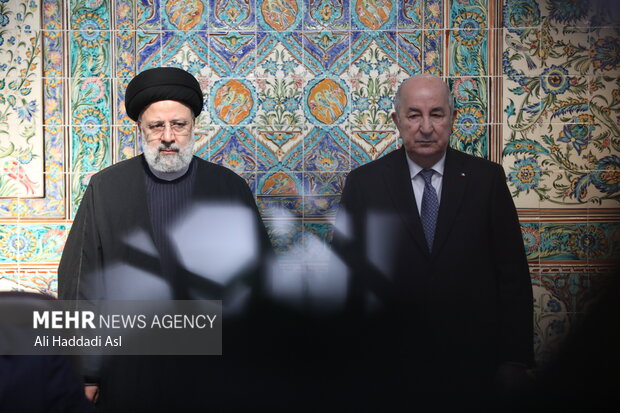 Iran, Algeria presidents presser