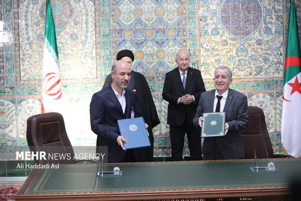 Iran, Algeria presidents presser