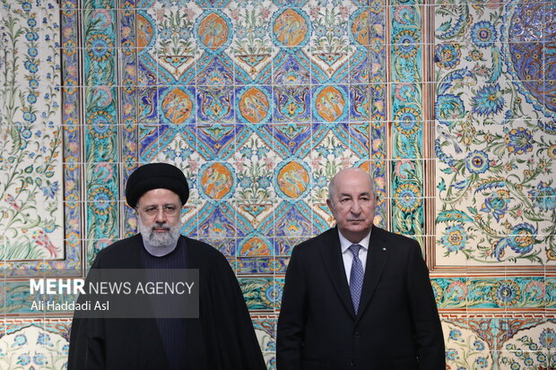 Iran, Algeria presidents presser
