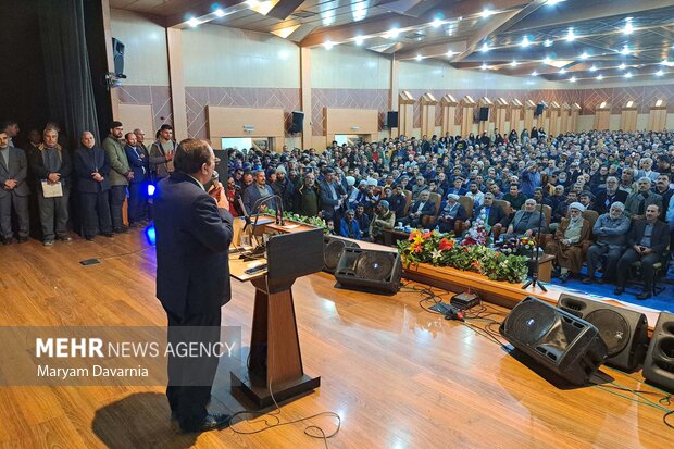 جشن نامزدهای پیروز انتخابات مجلس شورای اسلامی در بجنورد