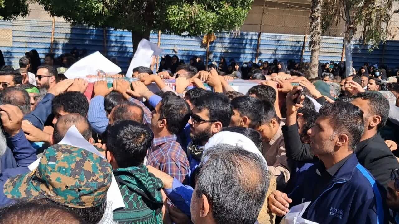 تشييع جثمان المستشار الإيراني في سوريا الشهيد "رضا زارعي" في مسقط رأسه