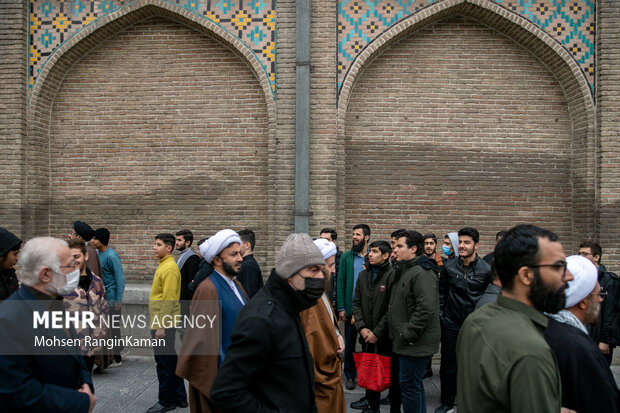 تشییع پیکر آیت‌الله «محمد امامی کاشانی»