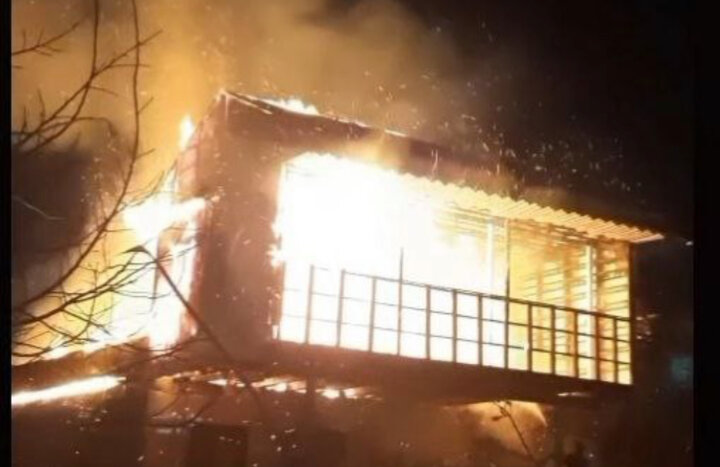 آتش سوزی یک منزل مسکونی در نصیر محله شفت/ حریق مهار شد