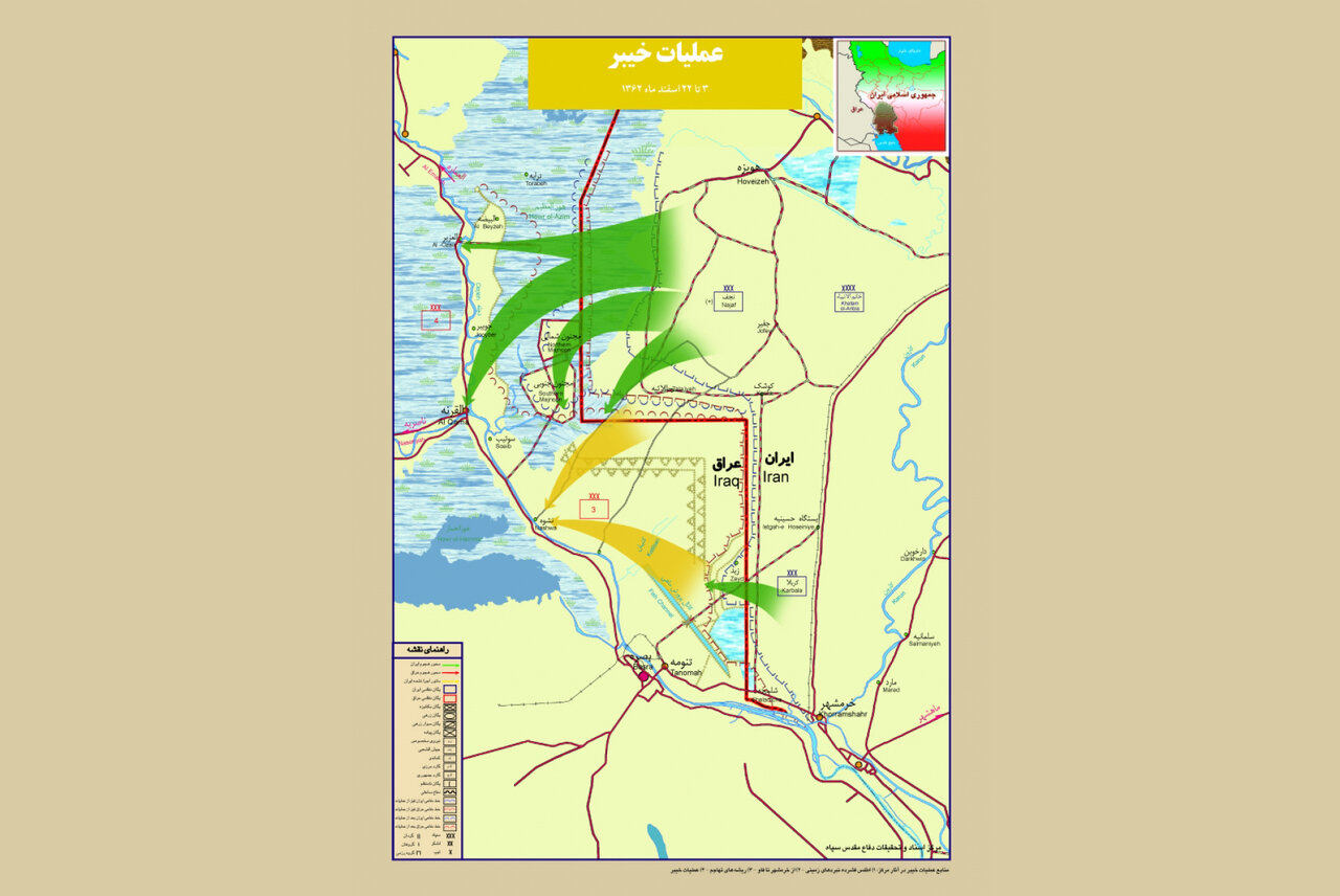 حرف صدام پس از خیبر با خبرنگارها: ازکجامعلوم بتوانیم مقاومت کنیم؟