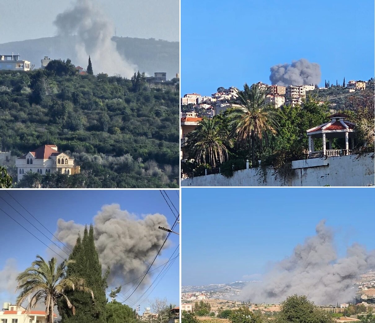 حملات جنگنده‌های ارتش رژیم صهیونیستی علیه جنوب لبنان+ فیلم و عکس